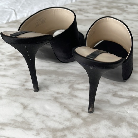 High heeled satin mules! - Picture 2 of 4